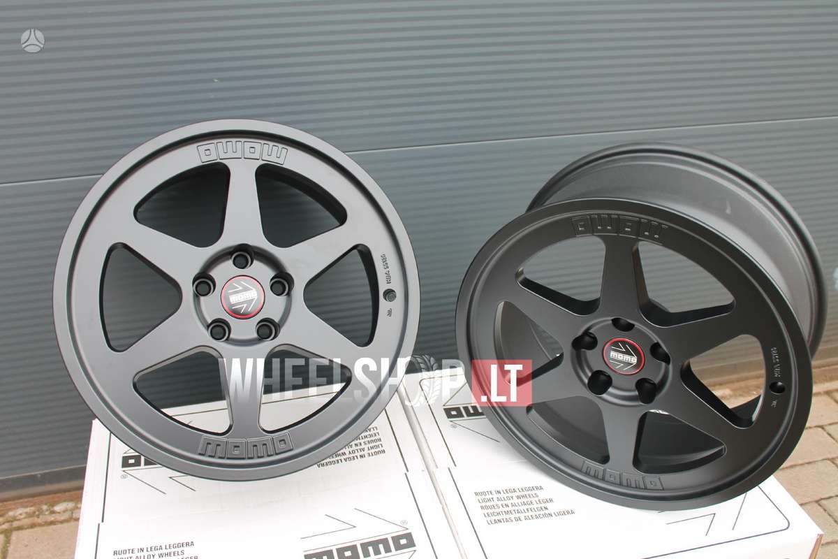 Momo Heritage 6 Matt Black PD, light alloy, R18