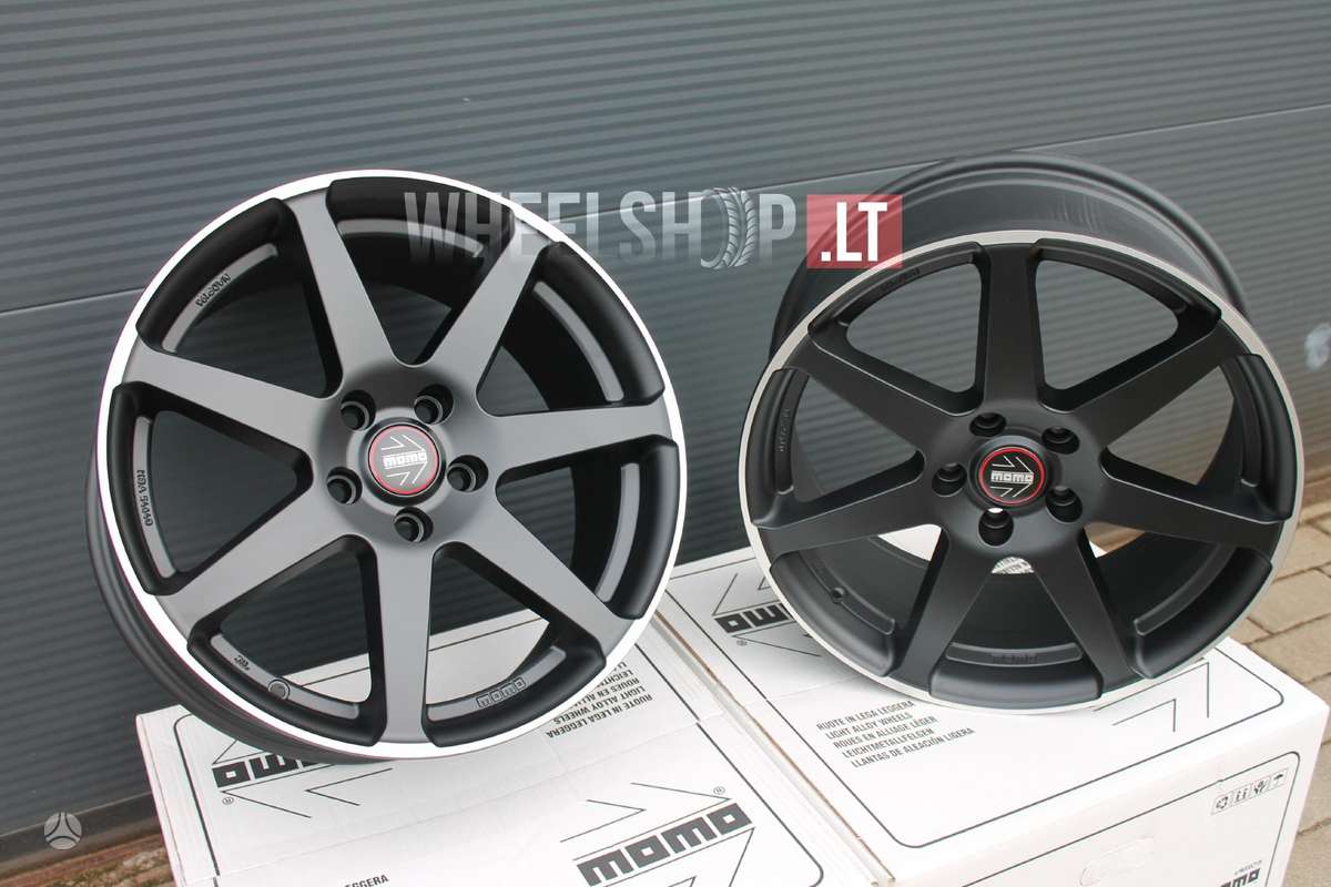Momo Seven Black matt, легкосплавные , R18