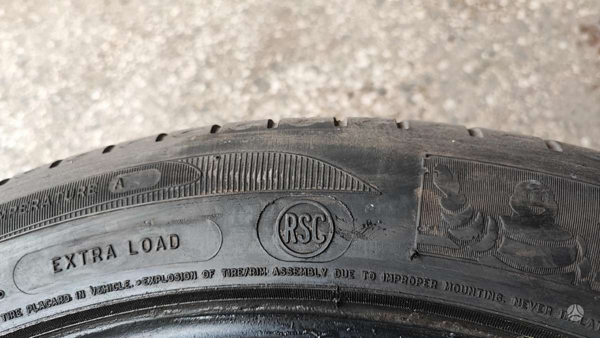 Michelin Primacy mxm 4 run on flat, universalios 245/45 R19