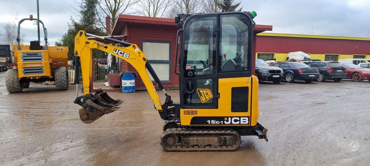 JCB 15C-1, mini ekskavatori