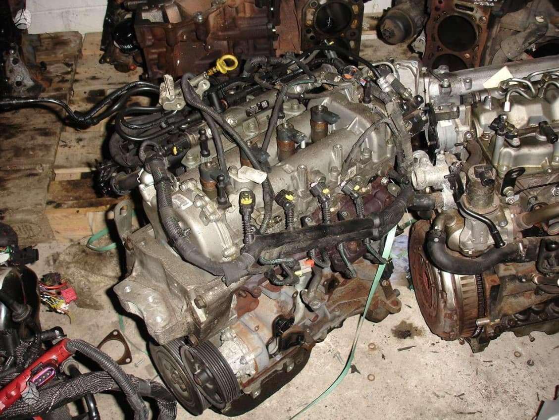 Opel Meriva variklio detalės