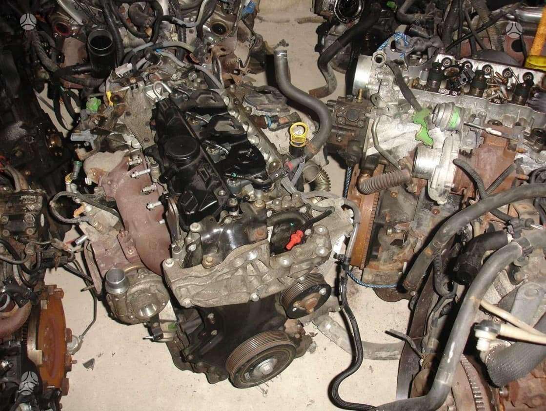 Renault Trafic variklio detalės