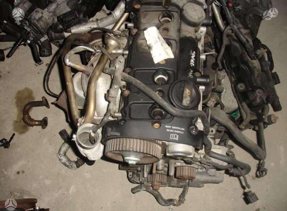 Volkswagen Golf variklio detalės