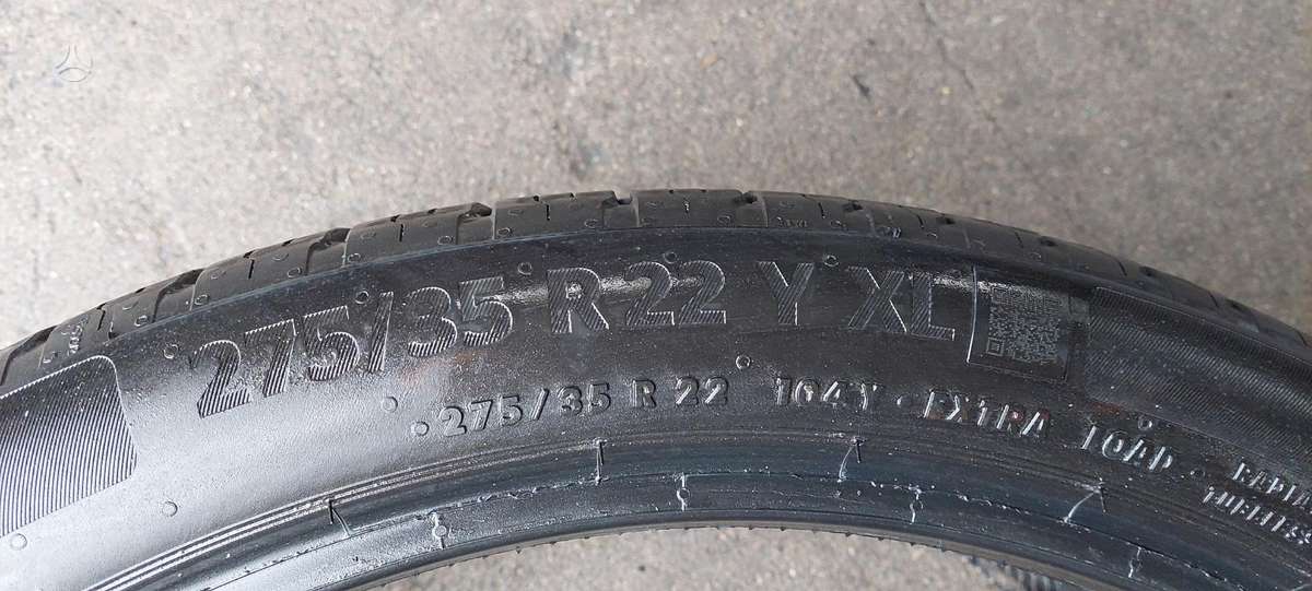 Continental, vasarinės 275/35 R22