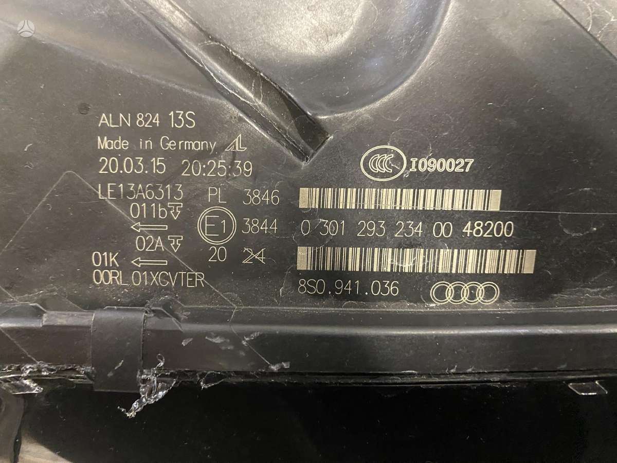 Audi TT фары