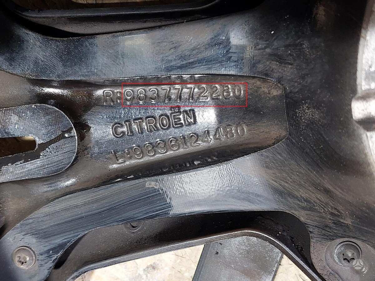 Citroen C5 X, 9837772280, Cen19235