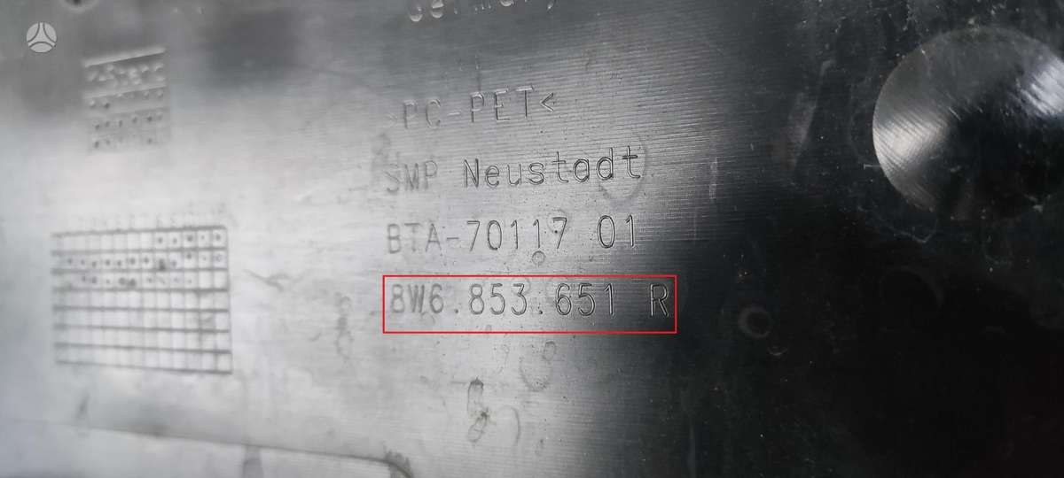 Audi A5, 8W6853651R, Cen13658