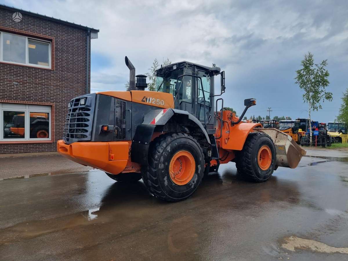 Hitachi ZW250, фронтальные погрузчики