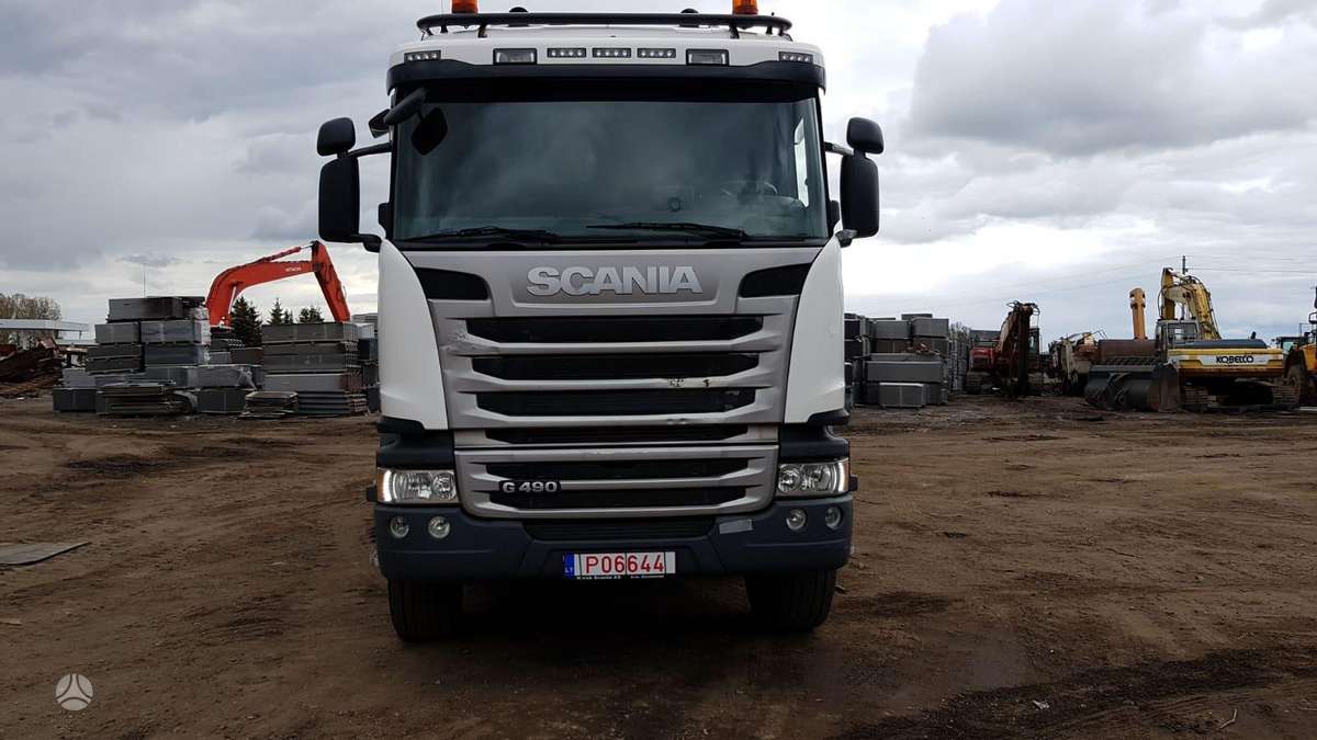 Scania G490 8×4, savivarčiai