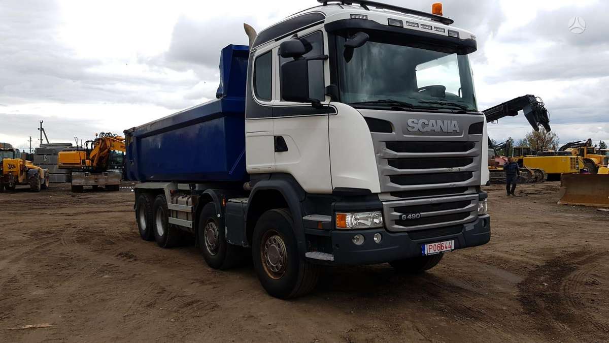 Scania G490 8×4, savivarčiai
