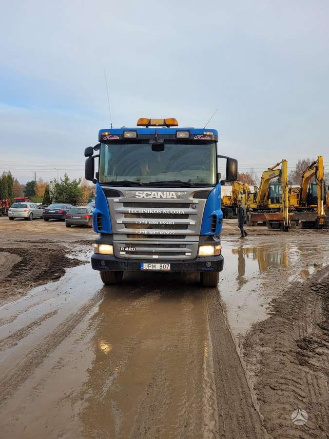 Scania R420 8×4, самосвалы