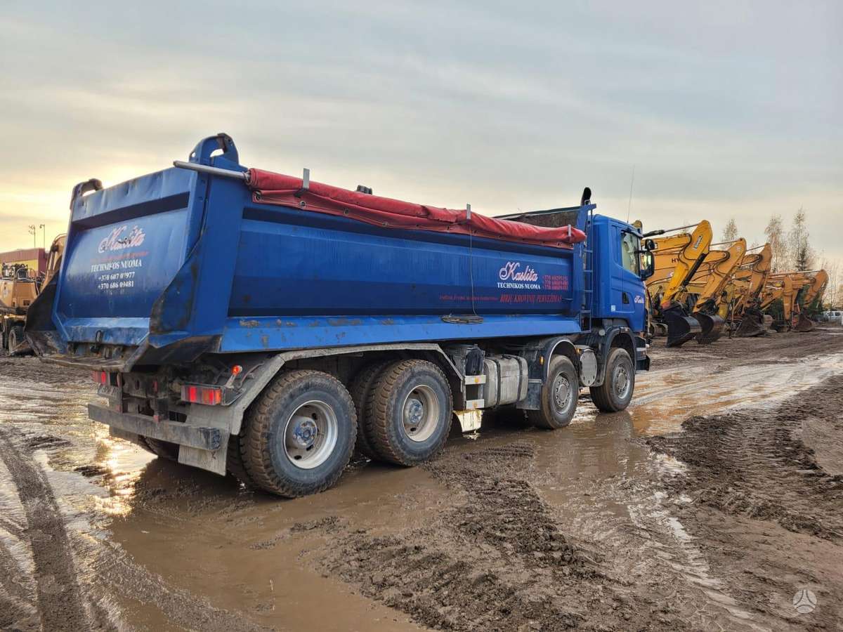 Scania R420 8×4, самосвалы