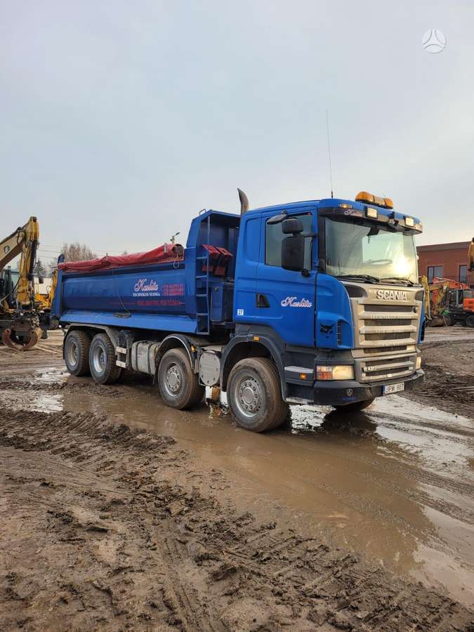 Scania R420 8×4, самосвалы