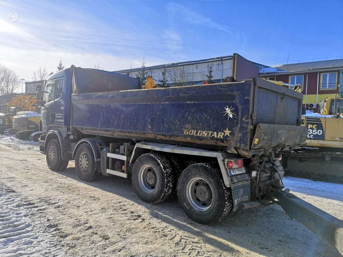 Scania R560 8×4, savivarčiai