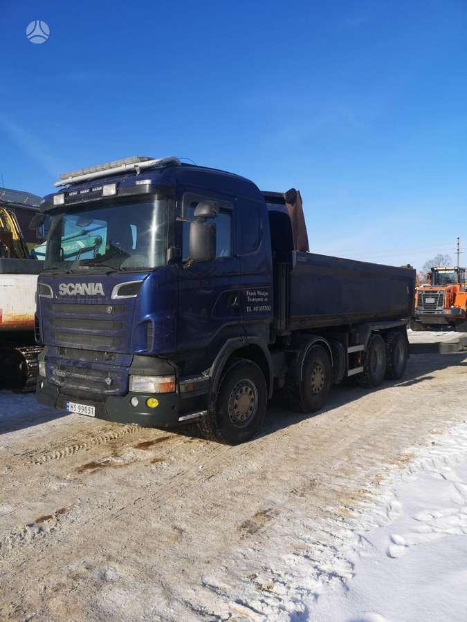 Scania R560 8×4, savivarčiai