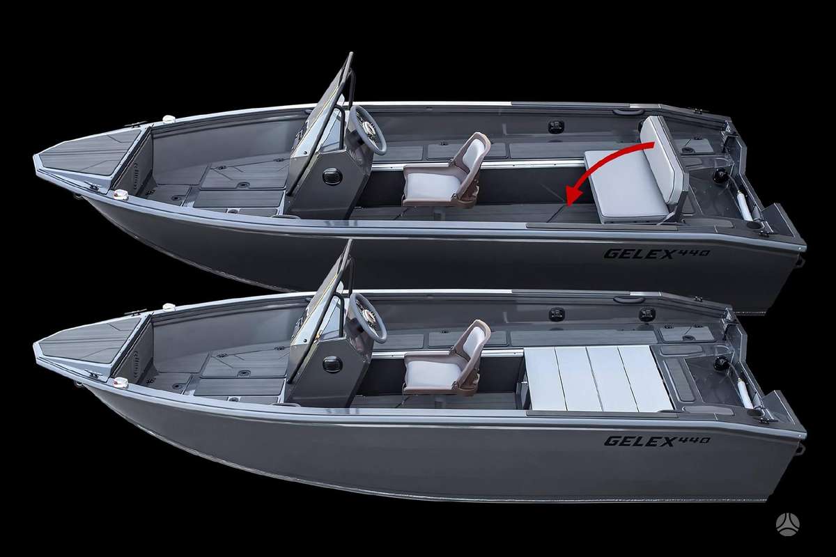 Gelex G4.5, aliuminės valtys