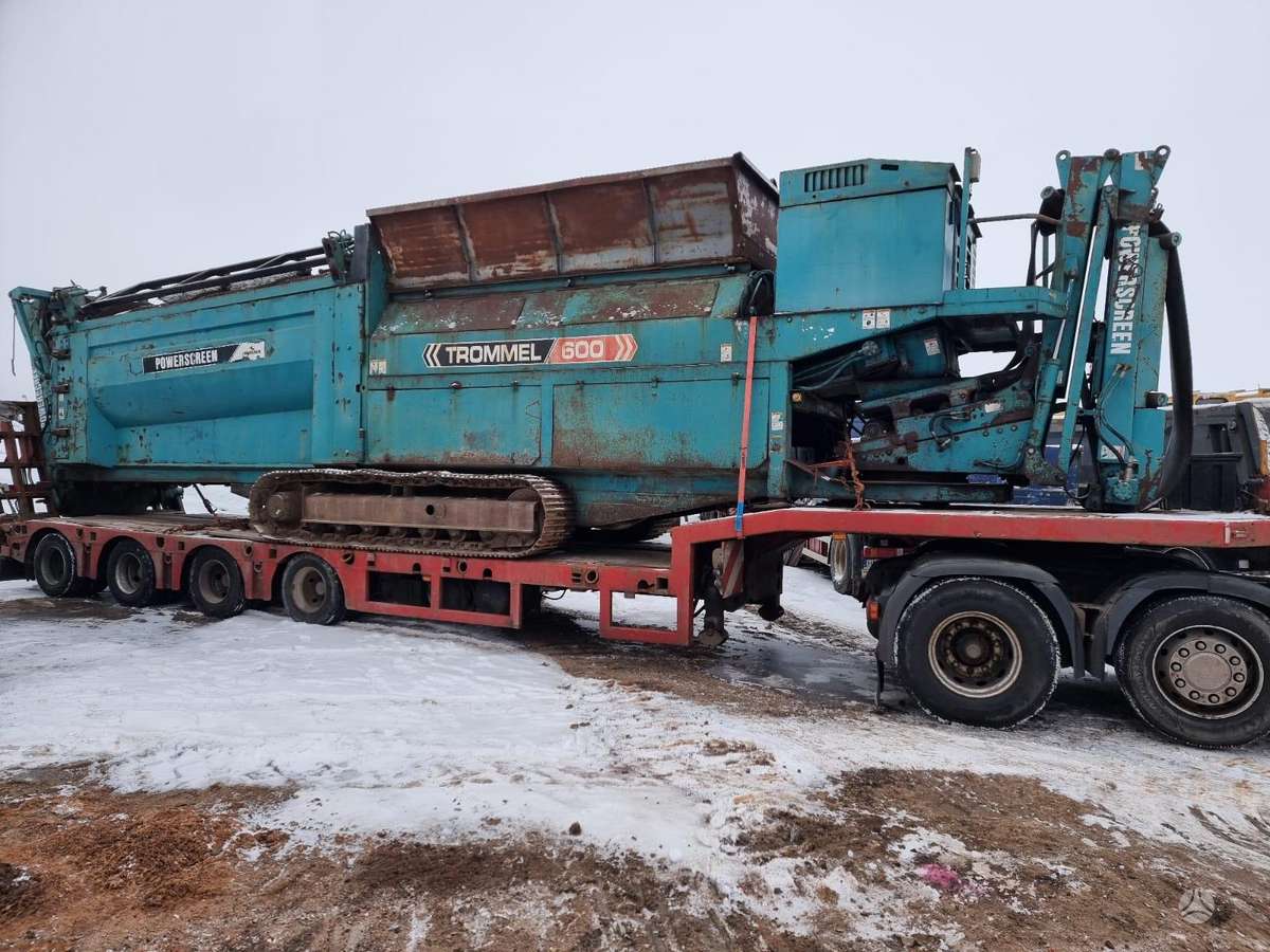 Power screen TROMMEL 600, cкрининги