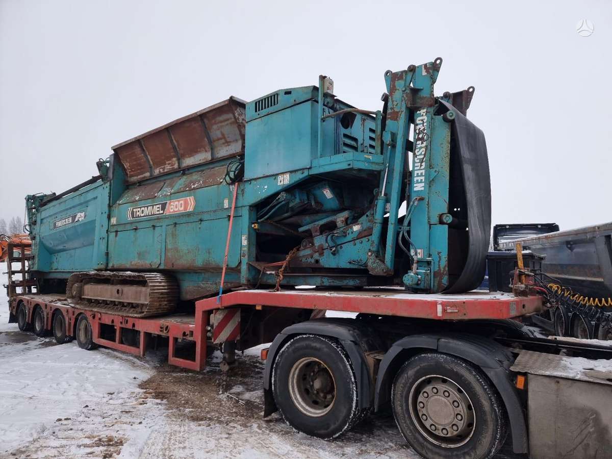 Power screen TROMMEL 600, cкрининги