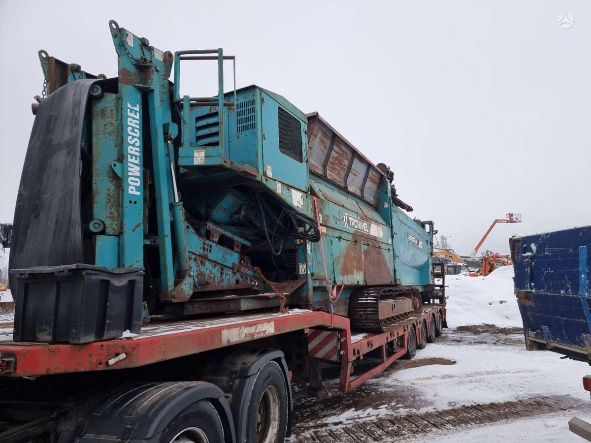 Power screen TROMMEL 600, screening