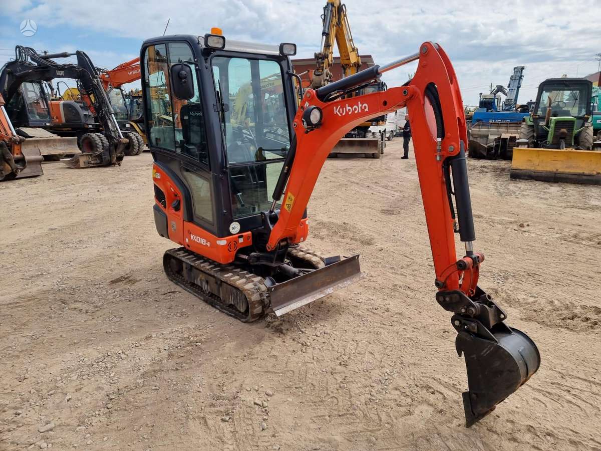 Kubota KX 018-4, мини-экскаваторы