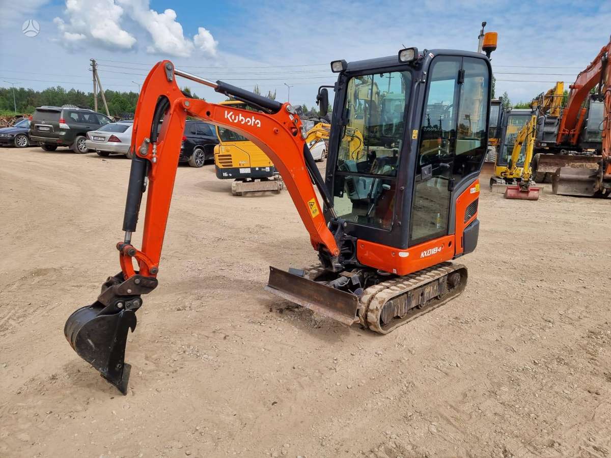 Kubota KX 018-4, мини-экскаваторы