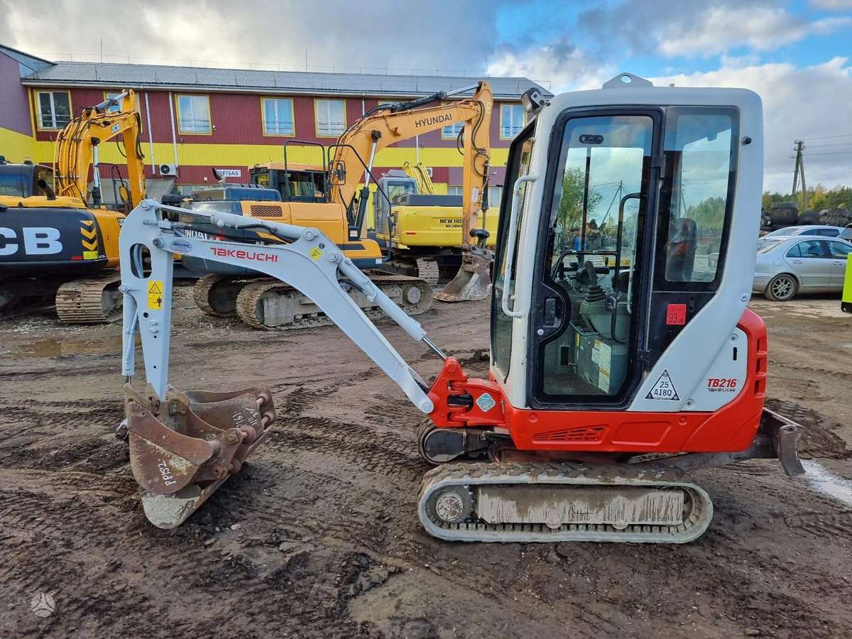 -Kita- Takeuchi TB216, mini ekskavatori