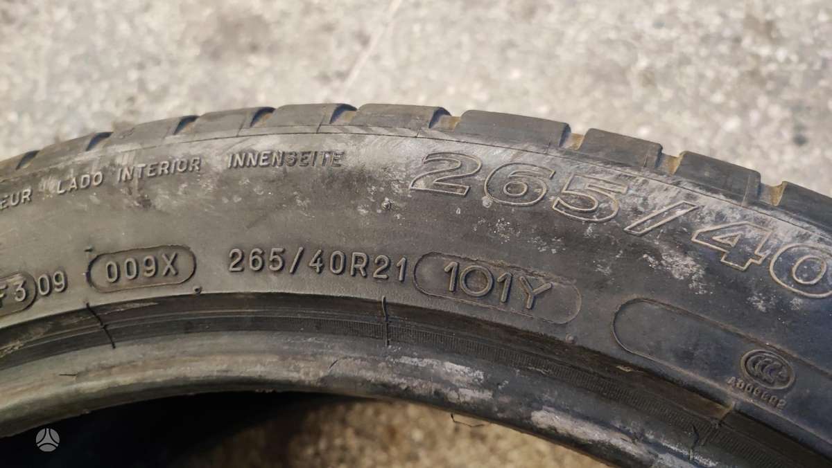 Michelin +265/40-21, summer 295/35 R21