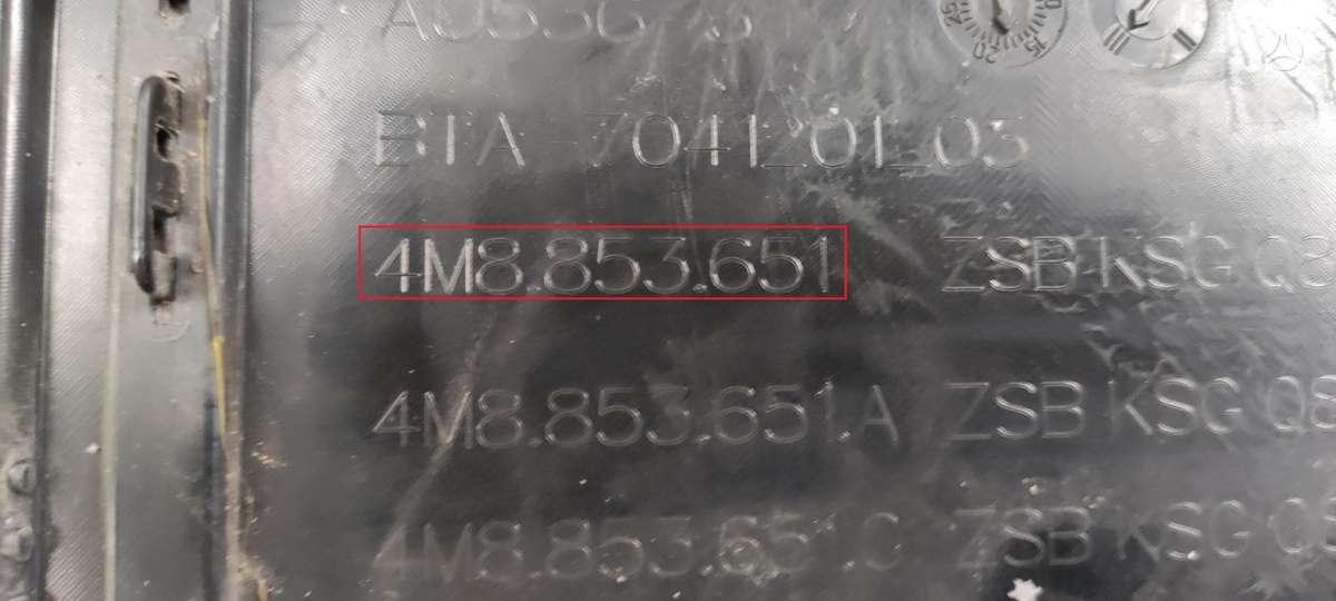 Audi Q8, 4M8853651, Cen13735