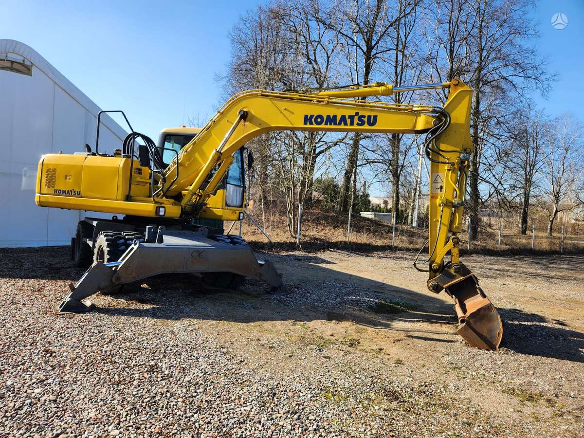 Komatsu PW 160-7, экскаваторы