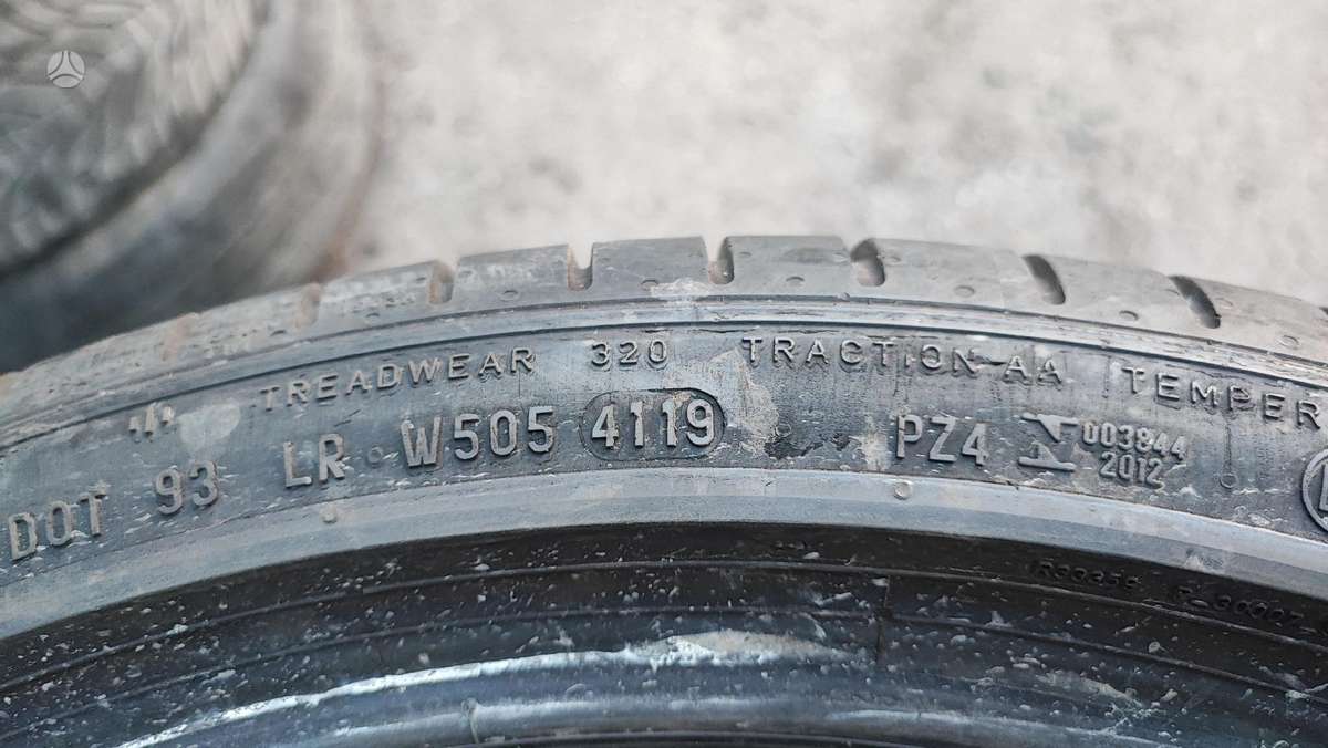 Pirelli Pzero pz4 run on flat, summer 225/40 R20