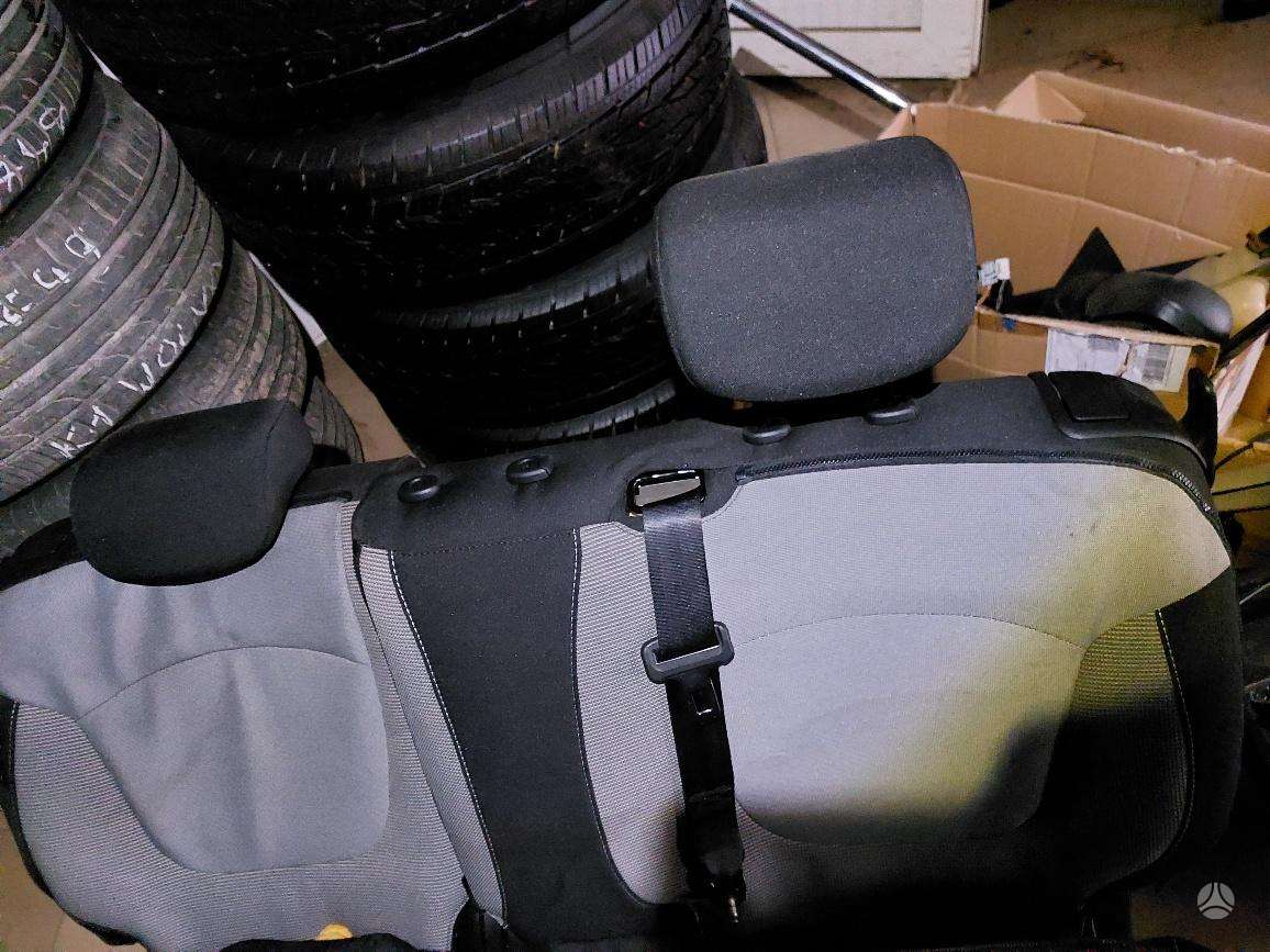 Renault Captur sėdynės, užvalkalai sėdynėms