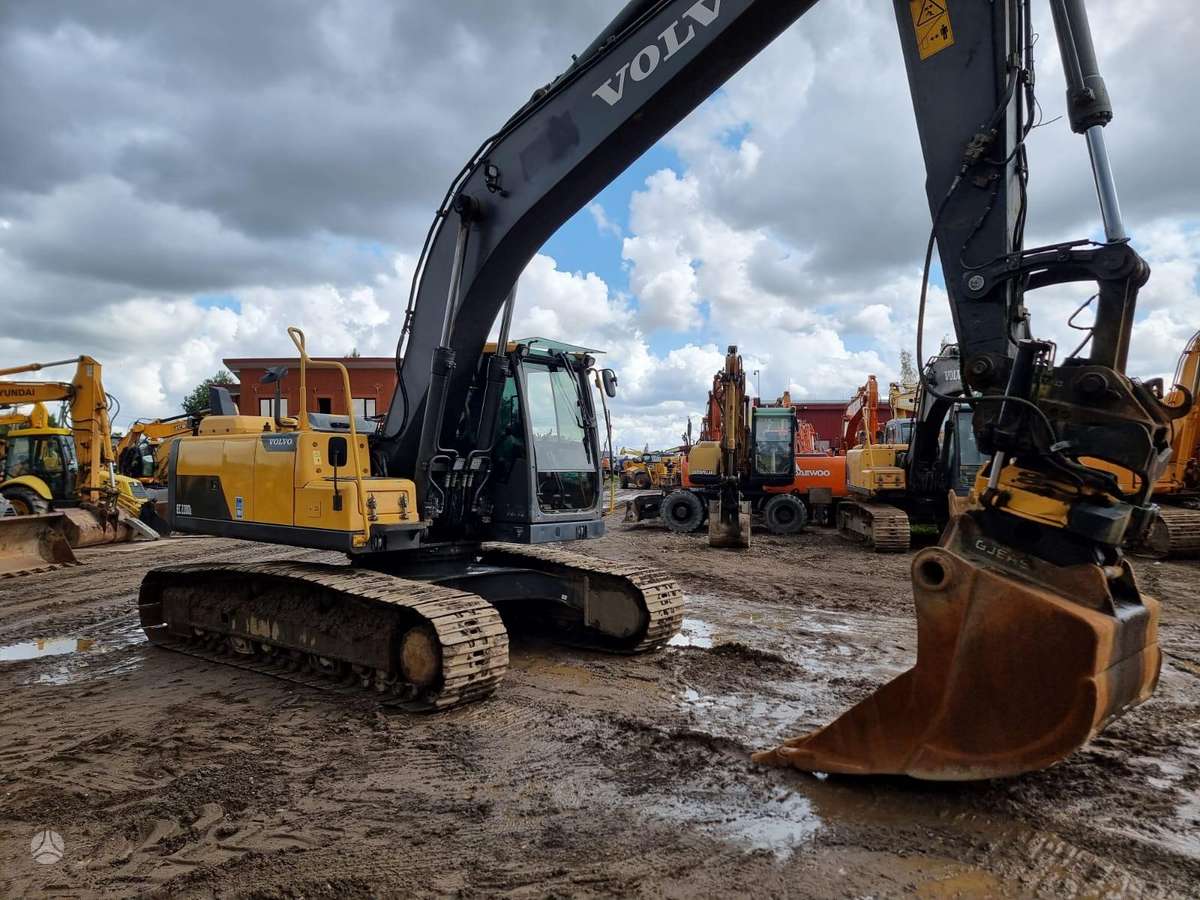 Volvo EC220 D, ekskavatoriai