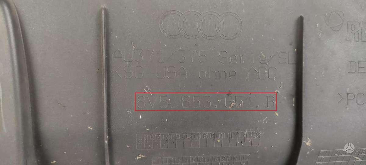 Audi A3, 8V5853651B, Cen12862