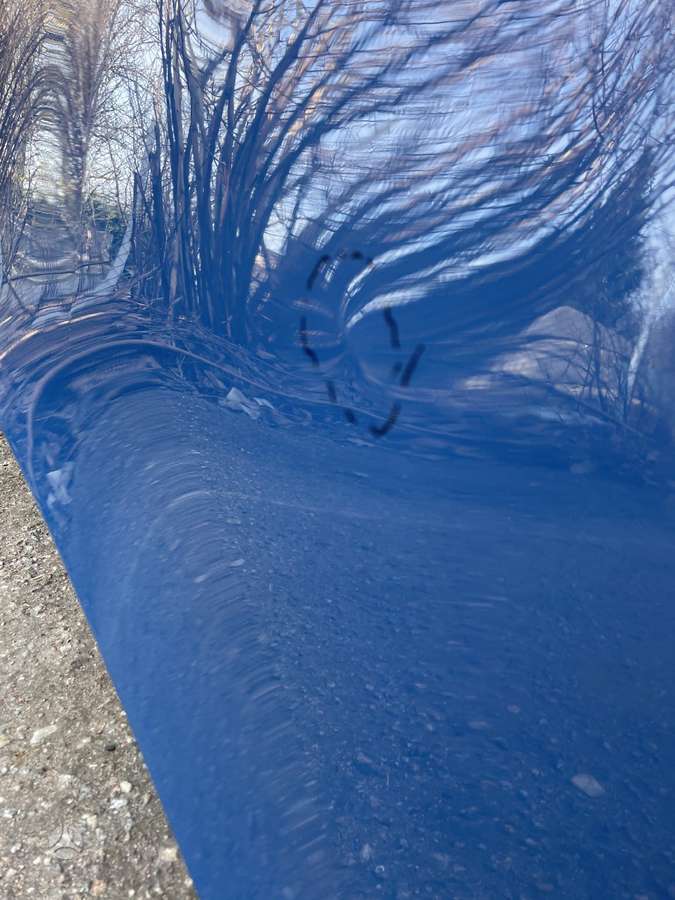 Porsche Taycan hood (front, rear)