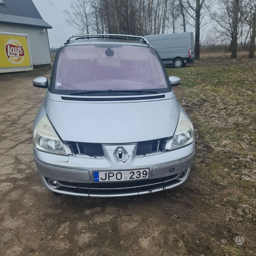 Renault Espace dalimis. Europa dalimis