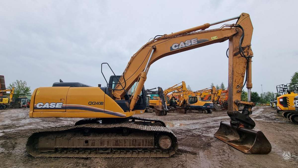 Case CX240B, ekskavatoriai