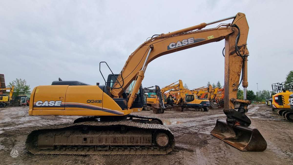 Case CX240B, экскаваторы