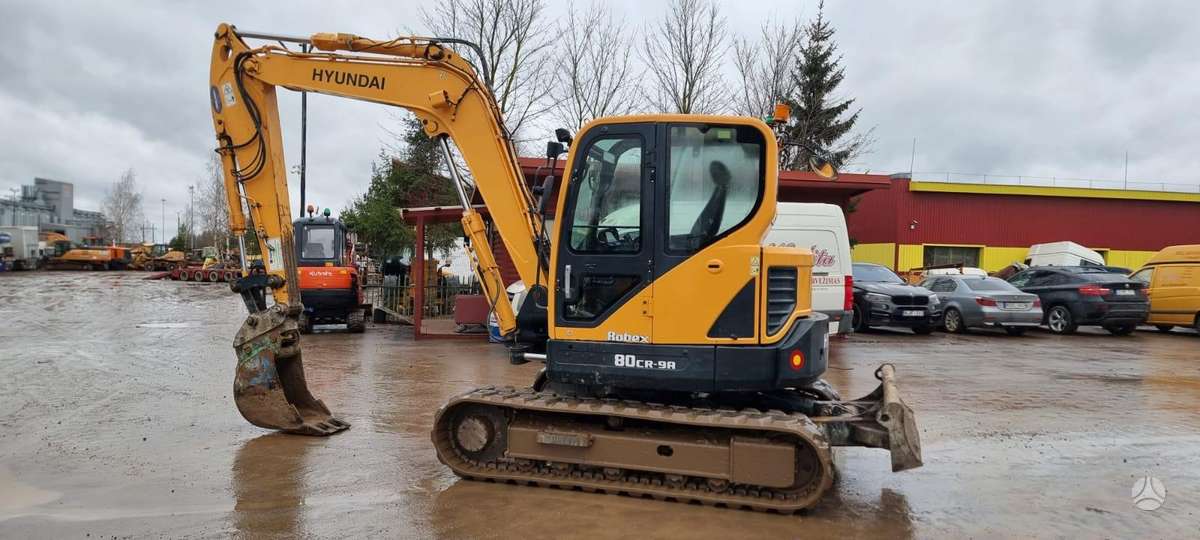 Hyundai R80 CR – 9A, ekskavatoriai