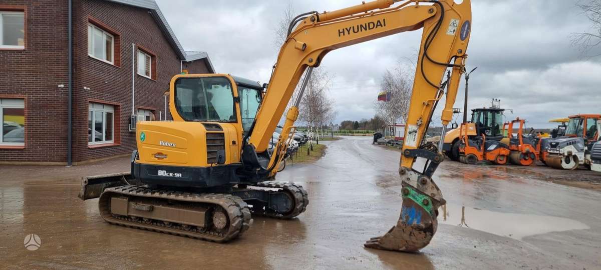 Hyundai R80 CR – 9A, ekskavatoriai