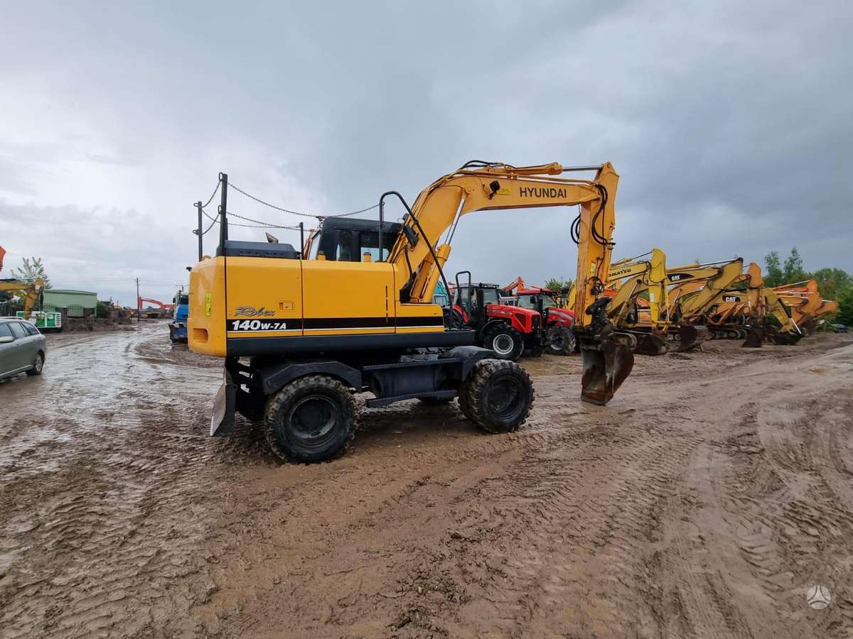 Hyundai Robex 140W-7A, экскаваторы