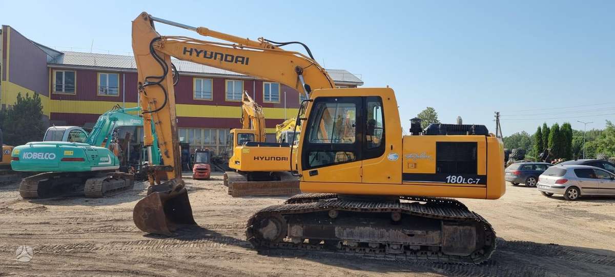 Hyundai Robex 180LC-7, ekskavatoriai