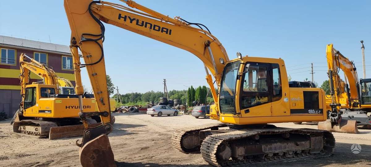 Hyundai Robex 180LC-7, экскаваторы