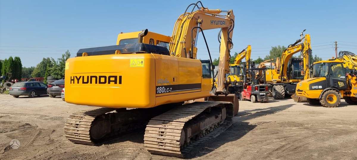 Hyundai Robex 180LC-7, ekskavatoriai