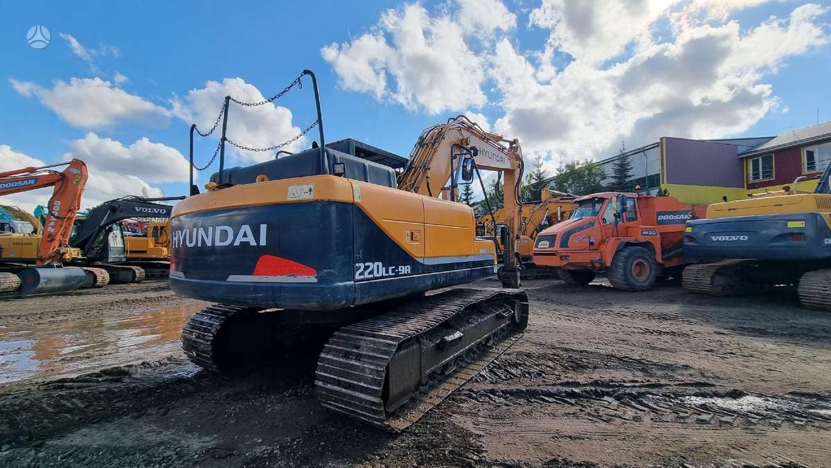 Hyundai Robex 220LC-9A, ekskavatoriai