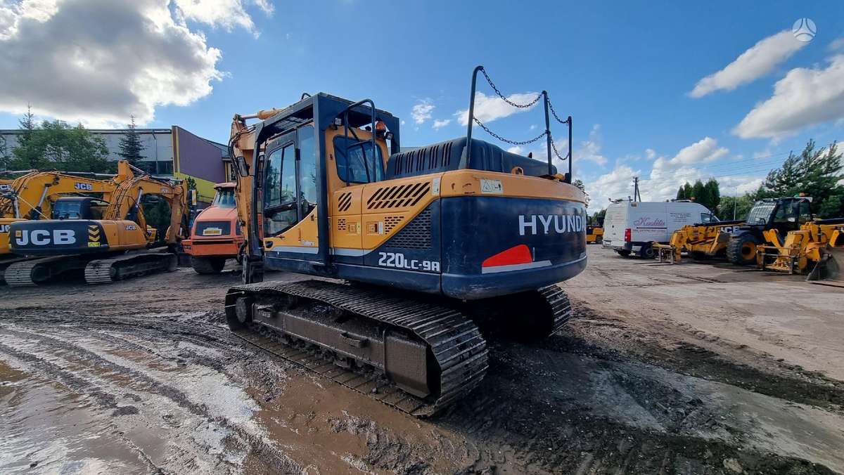 Hyundai Robex 220LC-9A, ekskavatoriai