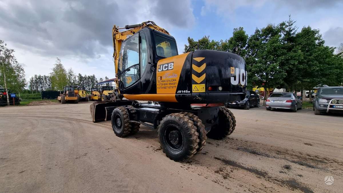 JCB JS145W, ekskavatoriai