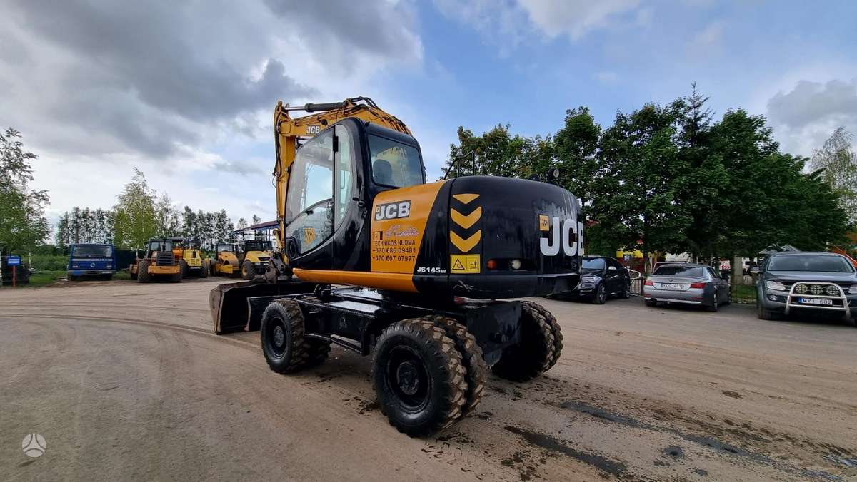 JCB JS145W, ekskavatoriai