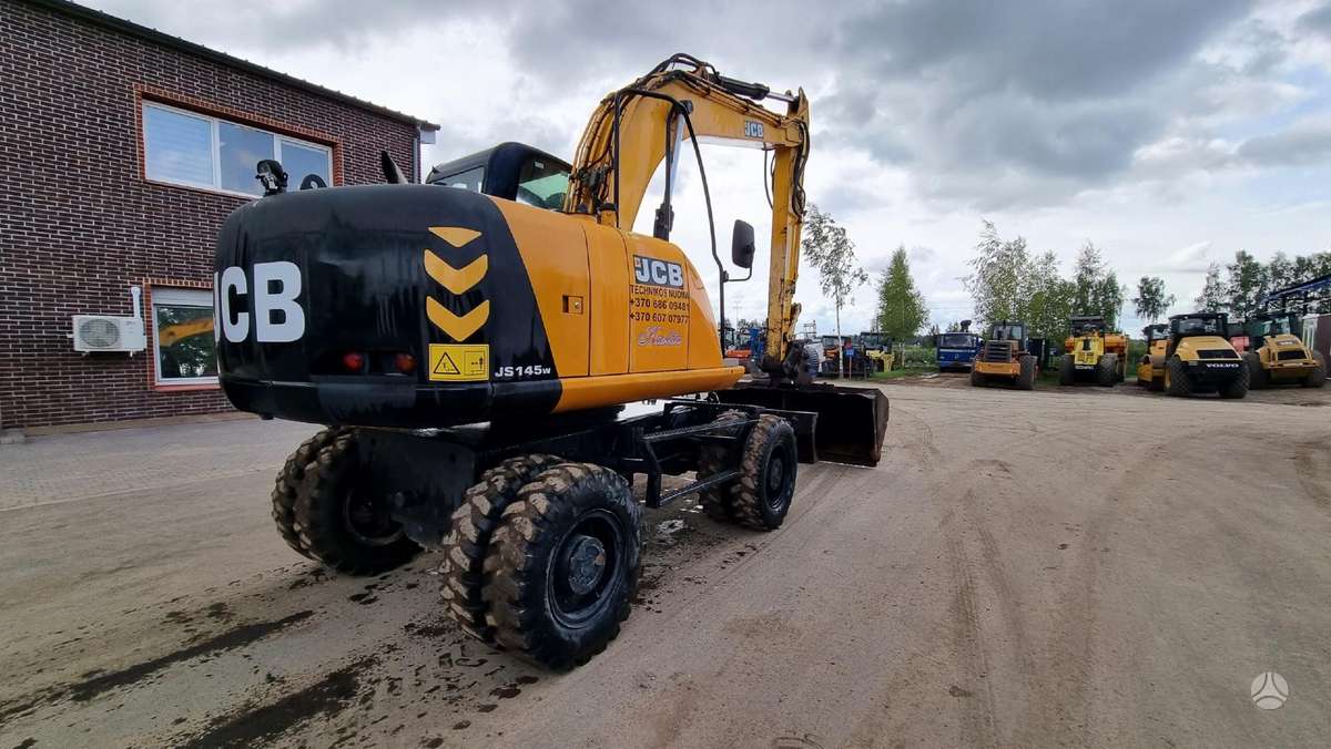 JCB JS145W, экскаваторы