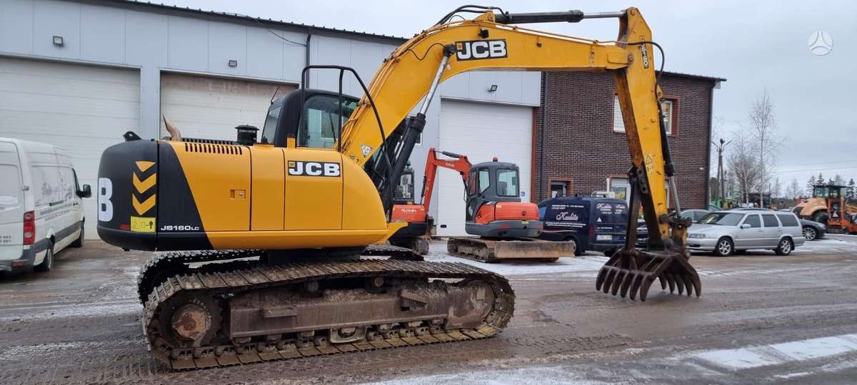JCB JS160 LC, ekskavatoriai