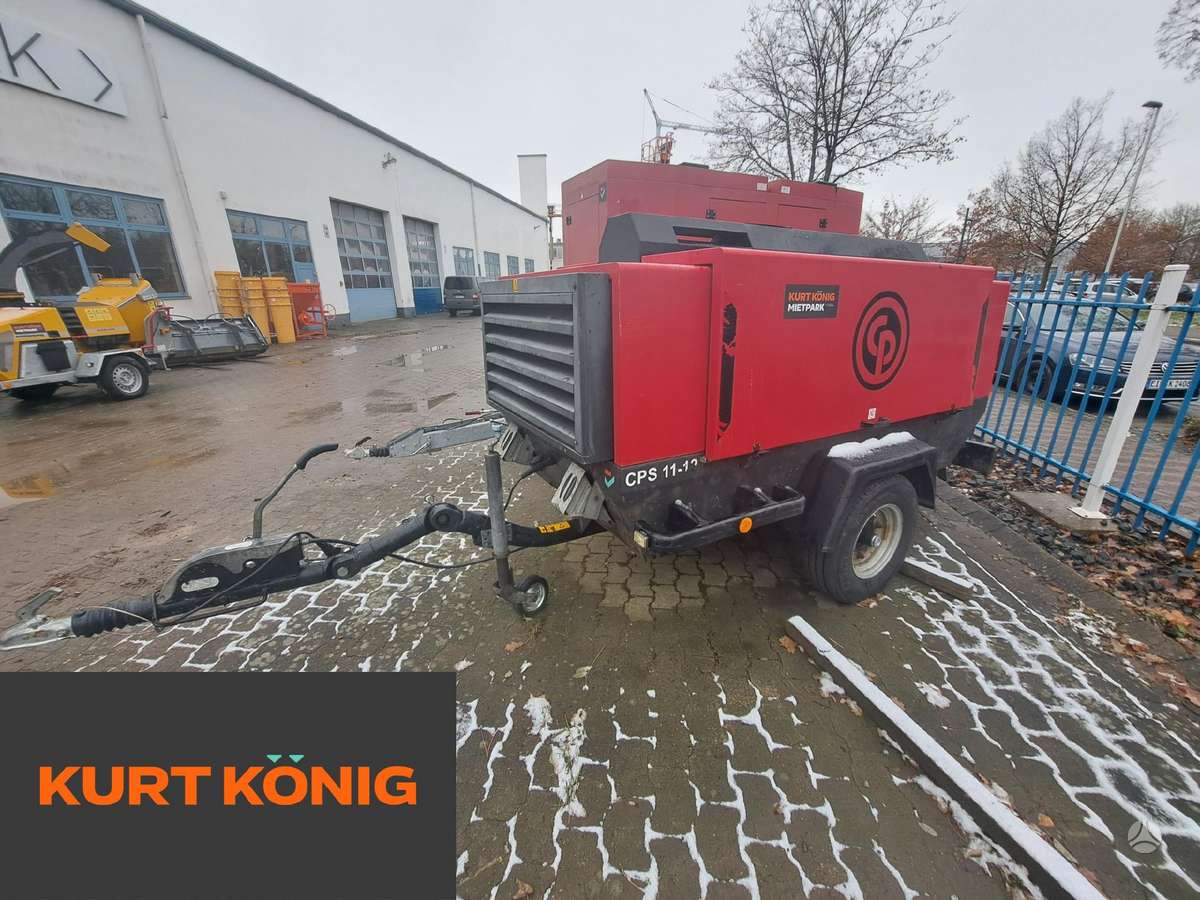 Chicago Pneumatic CPS 11-12 Priekabos bažėje, compressor
